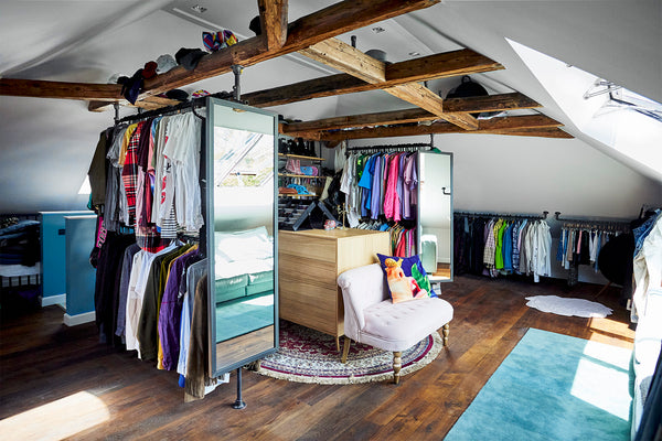 5 astuces rangement pour aménager un dressing sous pente