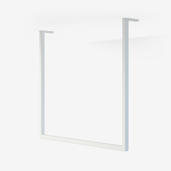 Portant à vêtements Frame suspendu plafond blanc mat